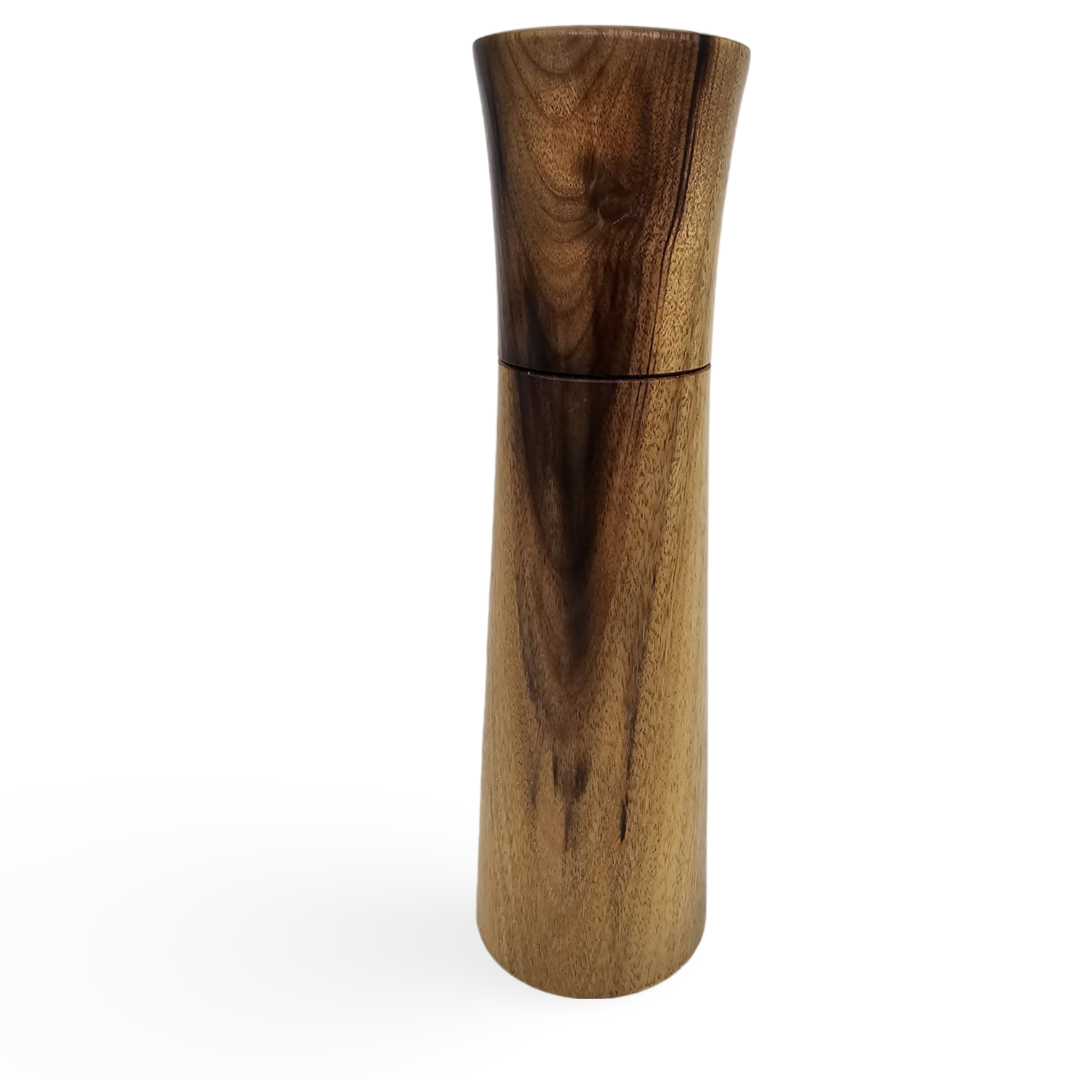 Unique handmade Stinkwood salt and pepper mill.