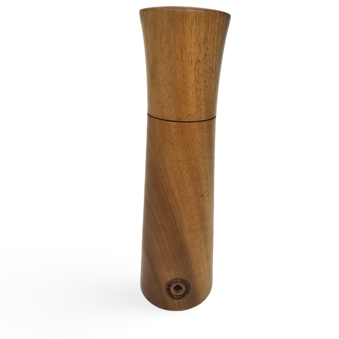 Hand turned Stinkwood salt and peppermill