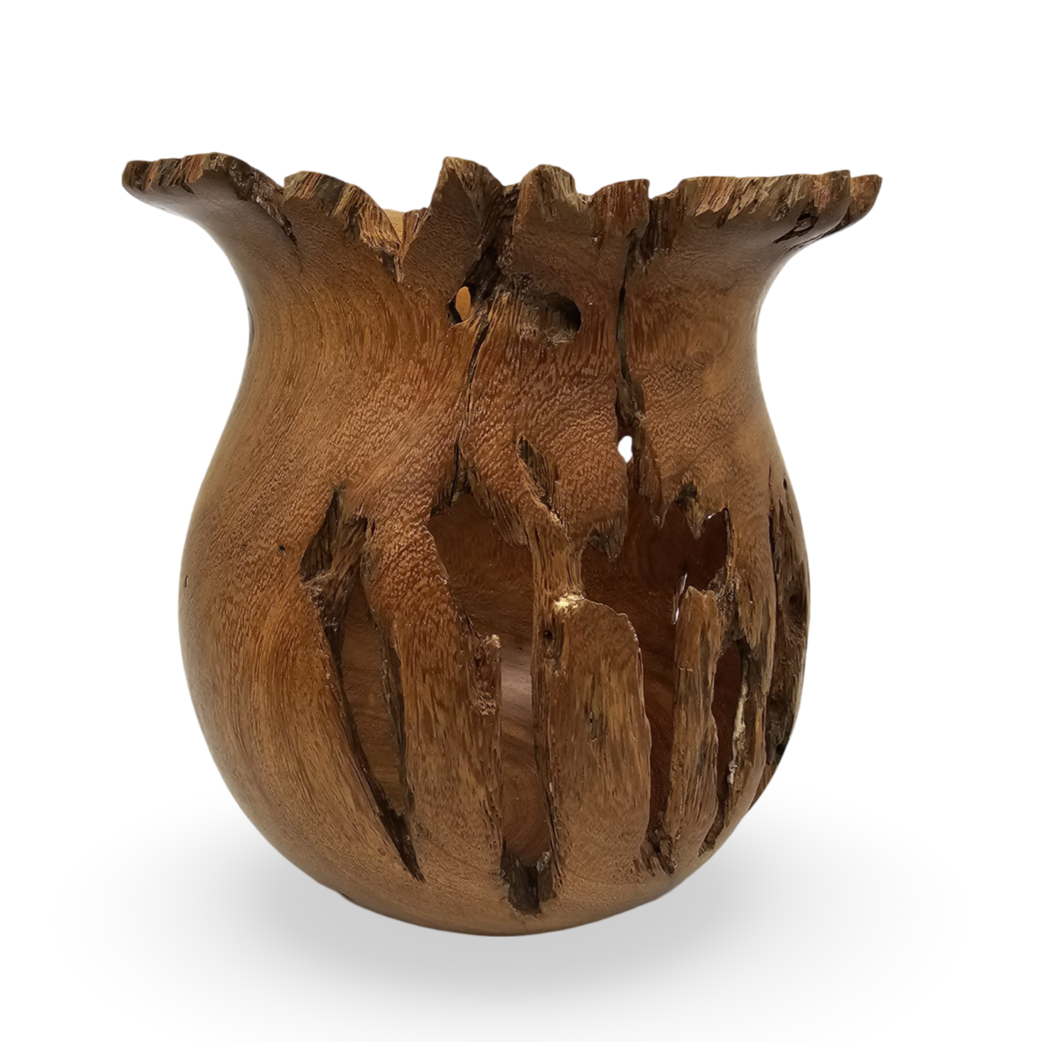 Natural edge vase - Wild mango - Image 2